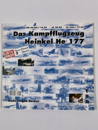 "Das Kampfflugzeug Heinkel He 177", Hans - Jürgen Becker, 159 Seiten, DIN A4, gebraucht, aus Raucherhaushalt