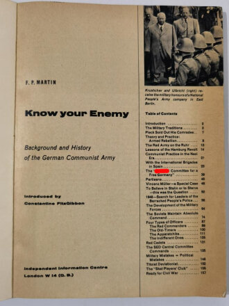 Know your Enemy, Background and History of the German...