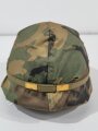 U.S. Cold war steel helmet. Woodland cover 1983 dated