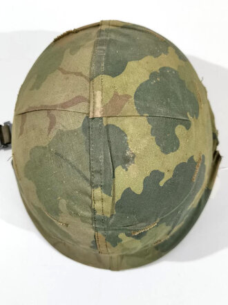 U.S. Cold war steel helmet. Mitchell cover 1977 dated