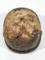 U.S. WWII M1 steel helmet. Water recovered