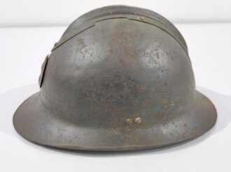 Frankreich, Stahlhelm 2.Weltkrieg Modell 1926. Originallack