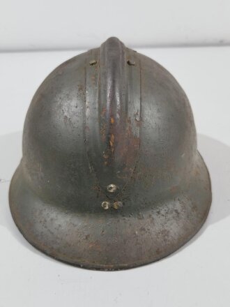 Frankreich, Stahlhelm 2.Weltkrieg Modell 1926. Originallack