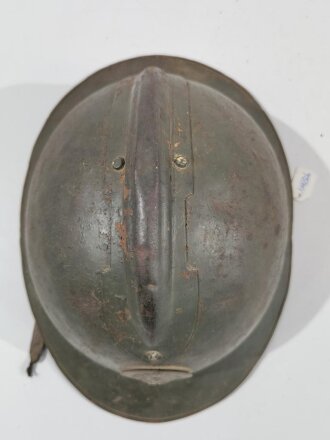 Frankreich, Stahlhelm 2.Weltkrieg Modell 1926. Originallack