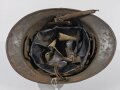 Frankreich, Stahlhelm 2.Weltkrieg Modell 1926. Originallack