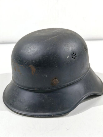 Stahlhelm Luftschutz. Originallack, Emblem entfernt,...