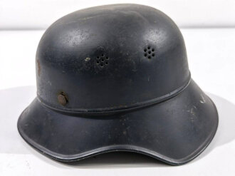 Stahlhelm Luftschutz. Originallack, Emblem entfernt,...