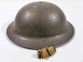 Großbritannien Stahlhelm 2.Weltkrieg. Die Glocke datiert 1942, Innenfutter undatiert. Originallack