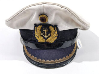 Deutschland nach 1945 , Schirmmütze für einen Offizier der Bundesmarine. Kopfgrösse 57