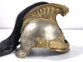Frankreich , Helm für Dragoner Modell 1874. In allen Teilen originales Stück, zusammengehörig