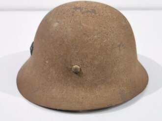 Japan 2.Weltkrieg, Stahlhelm Zivilschutz. In allen Teilen original und zusammengehörig