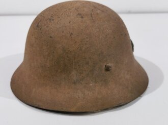 Japan 2.Weltkrieg, Stahlhelm Zivilschutz. In allen Teilen original und zusammengehörig