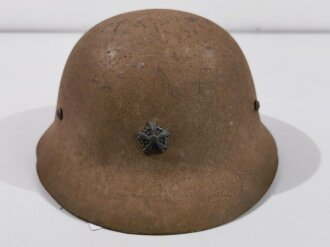 Japan 2.Weltkrieg, Stahlhelm Zivilschutz. In allen Teilen original und zusammengehörig