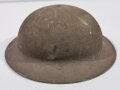 U.S. 1. Weltkrieg Stahlhelm Modell 1917. Komplett mit Innenfutter und Kinnriemen, Originallack.