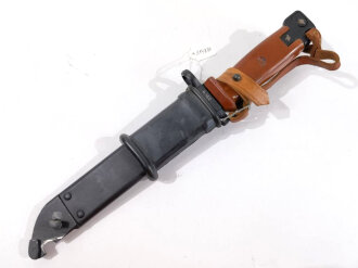 DDR NVA Seitengewehr AK 74, mit Tragegurt, seltener...