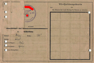 "SA-Anwärter-Ausweis" Gruppe Niedersachsen...