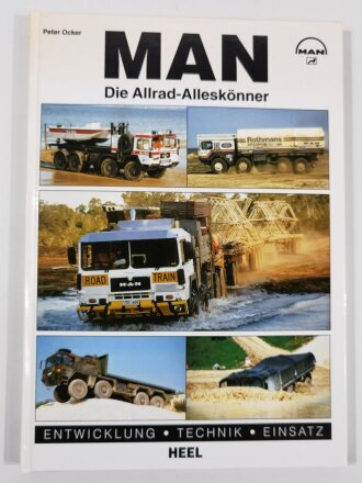 "MAN", Die Allrad-Alleskönner, Entwicklung, Technik, Einsatz, 128 Seiten, DIN A4, gebraucht, aus Raucherhaushalt