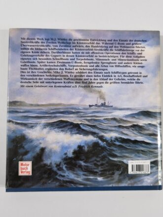 "Deutsche Seestreitkräfte 1939 - 1945", Einsatz im Küstenvorfeld, Mike Whitley, 214 Seiten, DIN A4, gebraucht, aus Raucherhaushalt