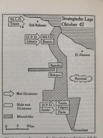 Feldmarschall Erwin Rommel, "Krieg Ohne Hass", Afrikanische Memoiren, 401 Seiten, DIN A4, gebraucht, aus Raucherhaushalt