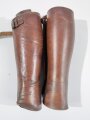 U.S. WWI, Pair of leather officers leggings. Used