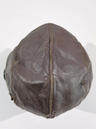 U.S. WWII Army Air Force, Type A-II leather flight helmet, size large, good condition