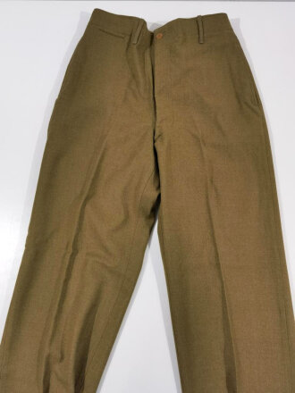 U.S. 1942 dated wool trousers model 1937. Used, good...