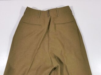 U.S. 1942 dated wool trousers model 1937. Used, good condition