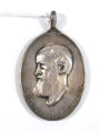 Silbermedaille " Friedrich Krupp 1812-1912 - Alfred Krupp 26.April 1812  " unten am Rand mit 990er Silber gestempelt im Etui