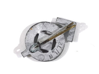 Miniatur, HJ Leistungabezeichen in Silber mit Hersteller M1/72, Größe 22 mm
