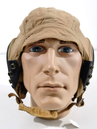 U.S. WWII Army Air Force, AN-H-15 flight helmet, size...