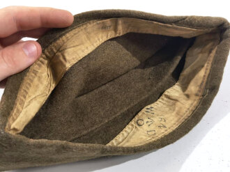 U.S. WWI overseas hat, moth holes