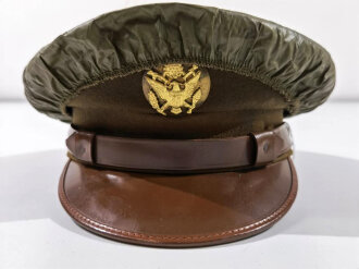 U.S. WWII Army service cap for enlisted men.Very good condition, comes with rain cover Size 55