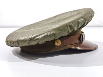 U.S. WWII Army service cap for enlisted men.Very good condition, comes with rain cover Size 55