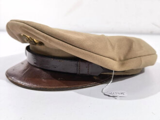 U.S. WWII Army tan service cap for enlisted men.Good condition, size 56