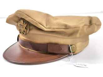 U.S. WWII  tan service cap for enlisted men.Good...