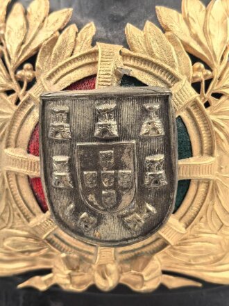 Portugal, "Pickelhaube" der Nationalgarde ( Guarda Nacional Republicana GNR) in gutem Zustand