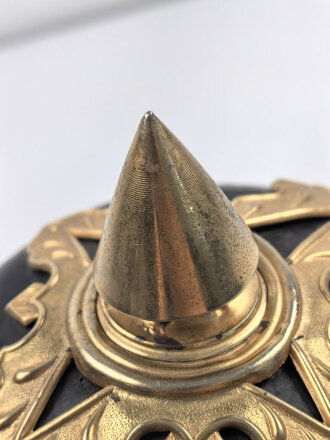 Portugal, "Pickelhaube" der Nationalgarde ( Guarda Nacional Republicana GNR) in gutem Zustand