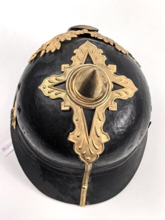 Portugal, "Pickelhaube" der Nationalgarde ( Guarda Nacional Republicana GNR) in gutem Zustand