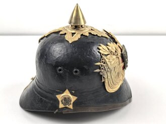 Portugal, "Pickelhaube" der Nationalgarde ( Guarda Nacional Republicana GNR) in gutem Zustand