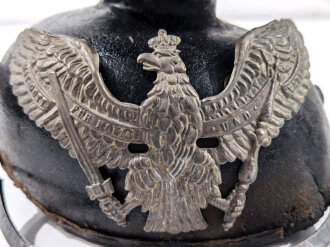 1.Weltkrieg, feldgraue Tschapka für preussische Garde Ulanen zum restaurieren