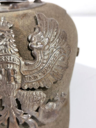 1.Weltkrieg, preussische Ersatz Pickelhaube aus Filz