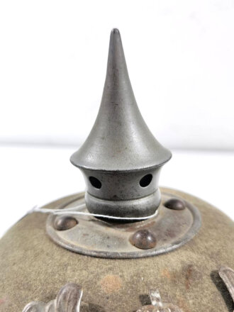 1.Weltkrieg, preussische Ersatz Pickelhaube aus Filz