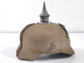 1.Weltkrieg, preussische Ersatz Pickelhaube aus Filz