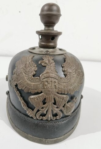 1.Weltkrieg Preussen, feldgraue Pickelhaube für...