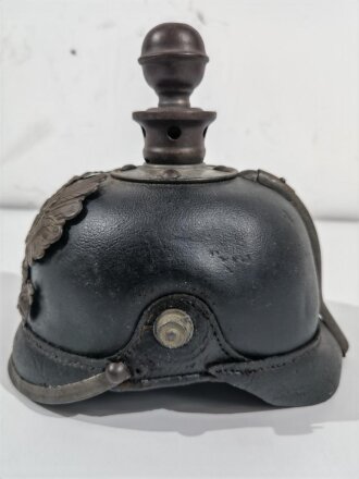 1.Weltkrieg Preussen, feldgraue Pickelhaube für...