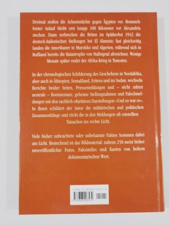 "Der Wüstenkrieg in Afrika 1940 - 1943", Janusz Piekalkiewicz, 288 Seiten, DIN A4, gebraucht, aus Raucherhaushalt