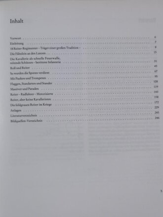 "Die Feldgrauen Reiter", Die berittenen und bespannten Truppen in Reichswehr und Wehrmacht, Klaus Christian Richter, 246 Seiten, DIN A4, gebraucht, aus Raucherhaushalt