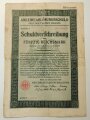"Auslosungsschein und Anleiheablösungsschuld des Deutschen Reiches"