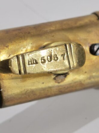 Brasilien, Seitengewehr Mauser Modell 1908  mit Scheide, genietete Griffschalen, Hersteller Simson &Co Suhl, nicht nummerngleich