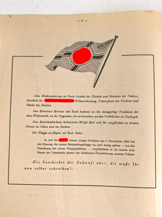 Der Offiziersnachwuchs der Kriegsmarine "Merkblatt...